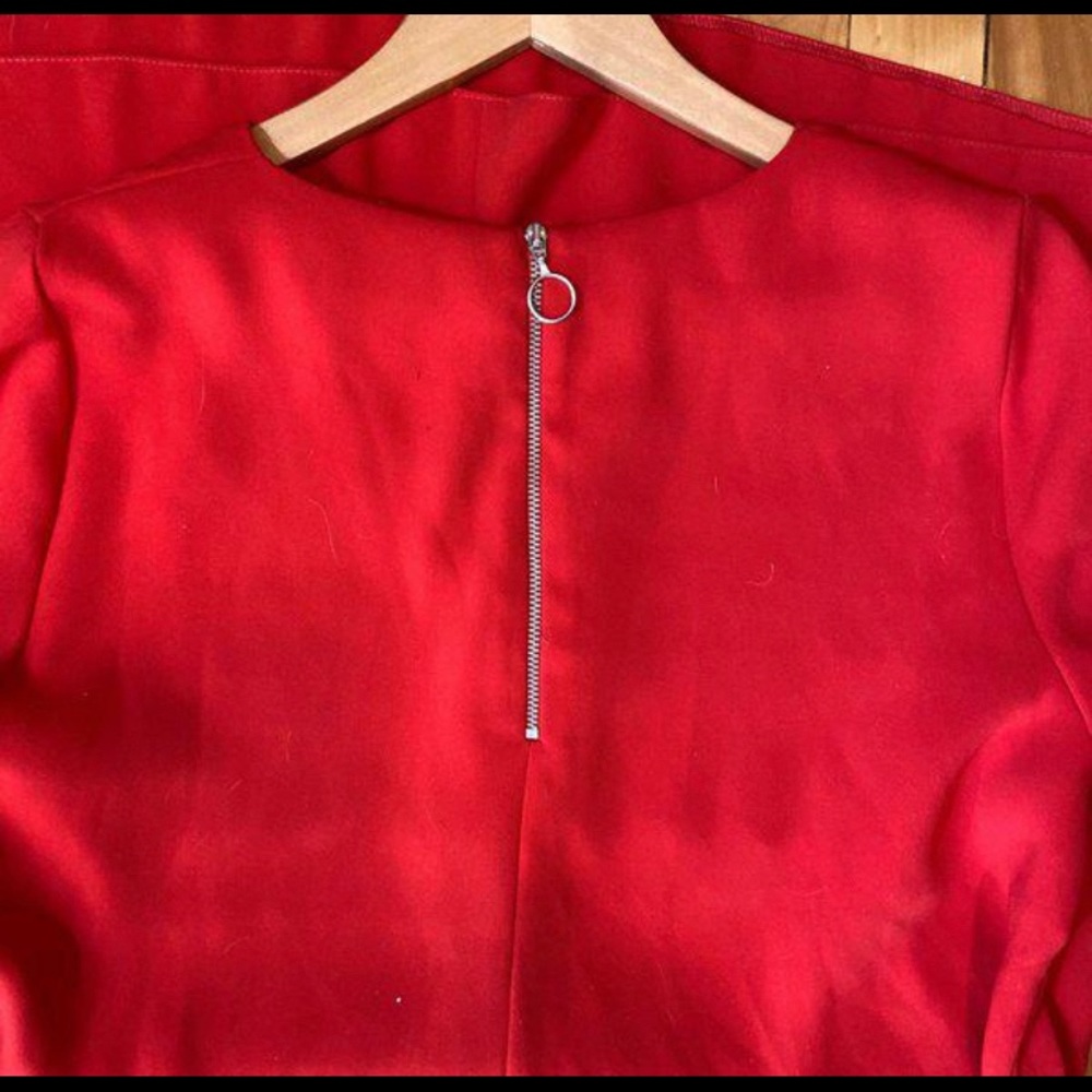 Zara red mini shift dress - Picture 3 of 3